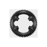 Shimano 105 FC-R7100 12-speed 52T outer chainring for 52/36T crankset, black metal bicycle component.