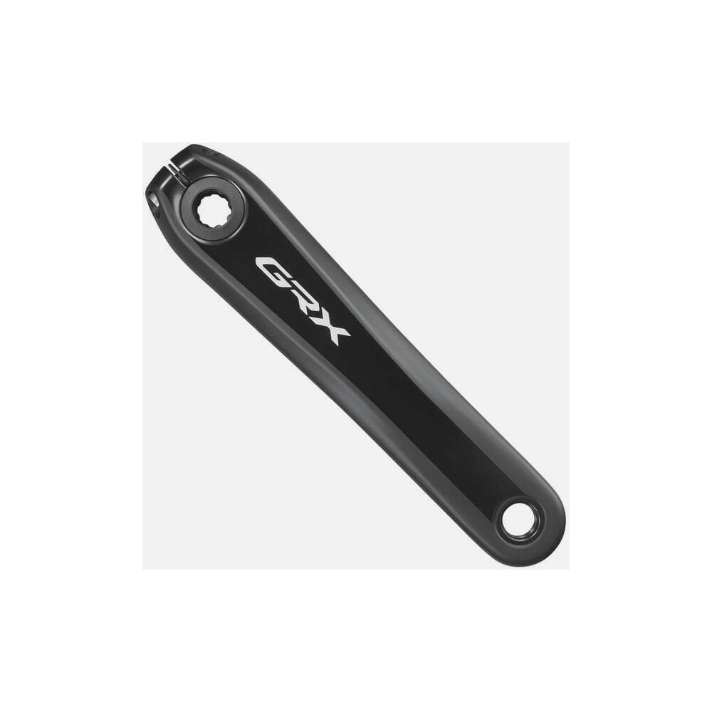 Shimano GRX FC-RX820-1 left hand crank arm, 170mm, replacement bicycle component for gravel bike drivetrain.