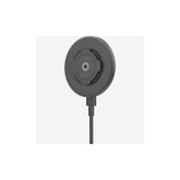 Quad Lock Wireless Charging Head V2 for car and desk mounts, fast charge accessory with sleek design for compatible devices.