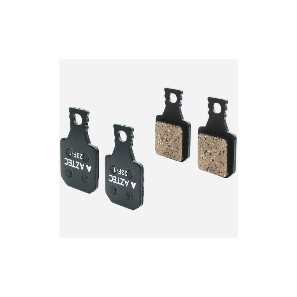 Aztec e-Bike disc brake pads for Magura MT5 and MT7, long-lasting performance, two pairs of high-quality bike brake components.