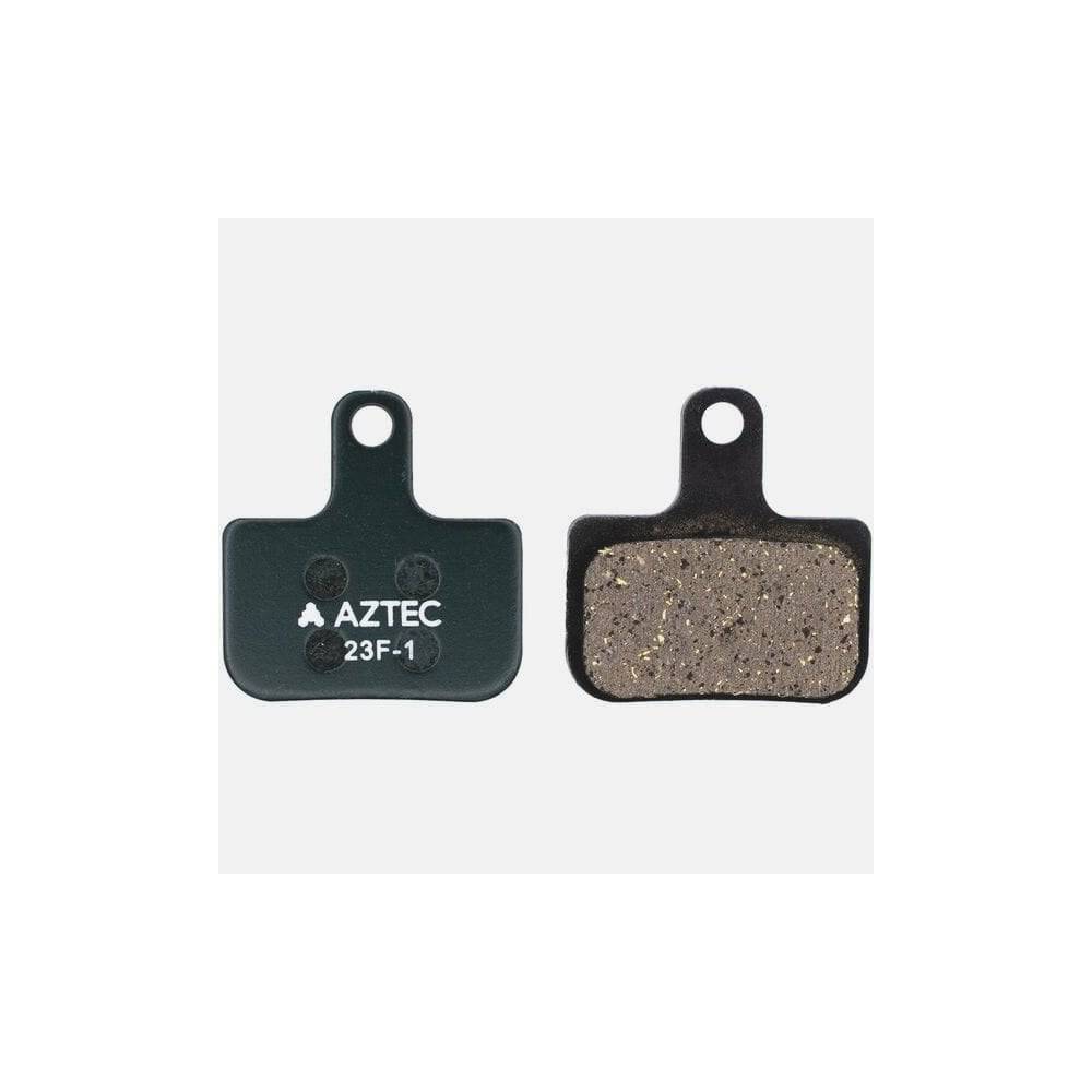 Aztec e-Bike disc brake pads for Sram DB1, DB3, and DB5, showing durable high-performance components for bicycle braking systems.