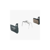 Aztec e-Bike disc brake pads for SRAM HRD Red 22, Force 22, and compatible models, shown with metal backing and friction material