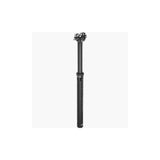 PRO Koryak internal dropper seatpost for mountain bikes with infinite travel adjustment, showing sleek black suspension component.