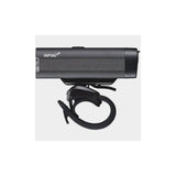 Infini KOR 800 front bike light with 800 lumens, USB rechargeable, featuring five lighting modes for cycling safety.
