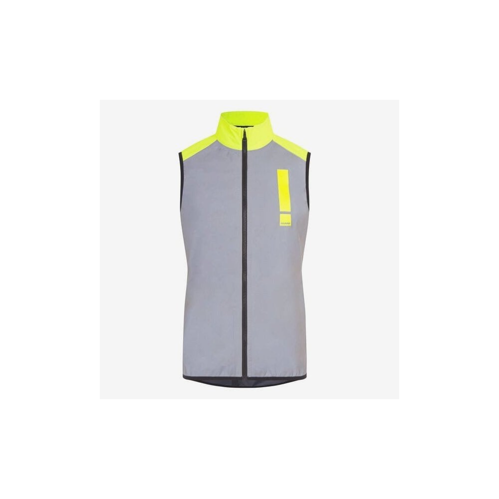 HUMP women's ultra reflective waterproof cycling gilet vest with wind-resistant fabric, designed for visibility and protection during rides.