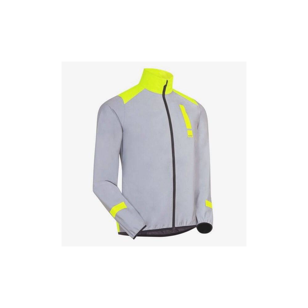 HUMP Women's ultra reflect waterproof cycling jacket, lightweight and breathable, shown in bright color with reflective details.