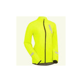 HUMP Men's Ultra Reflect Waterproof Cycling Jacket showing windproof, packable design with reflective elements for visibility.