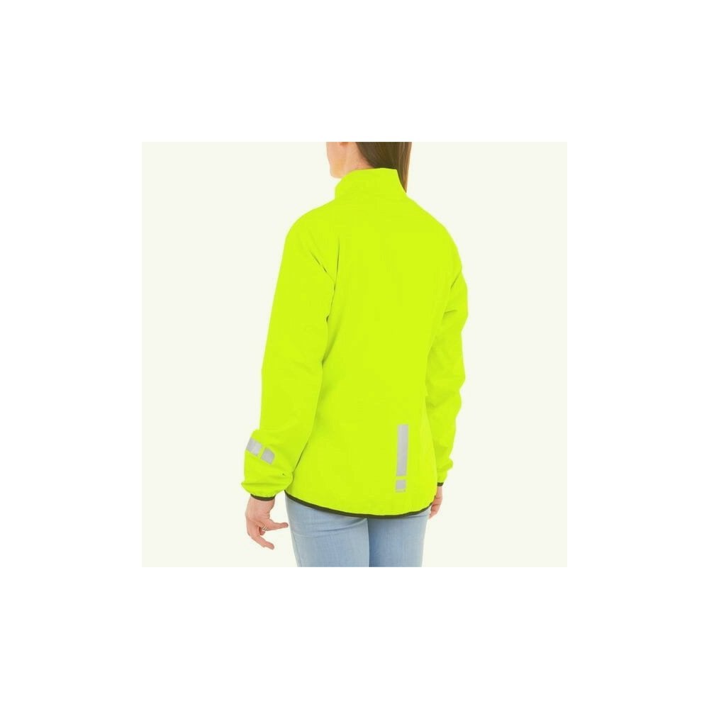 HUMP Women's waterproof cycling jacket with reflective details and packable design, suitable for outdoor riding in various weather conditions.