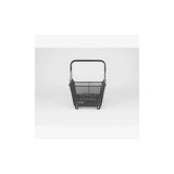 AtranVelo DAILY AVS 28L bike basket with easy attachment for pannier racks, shown mounted on a bicycle.