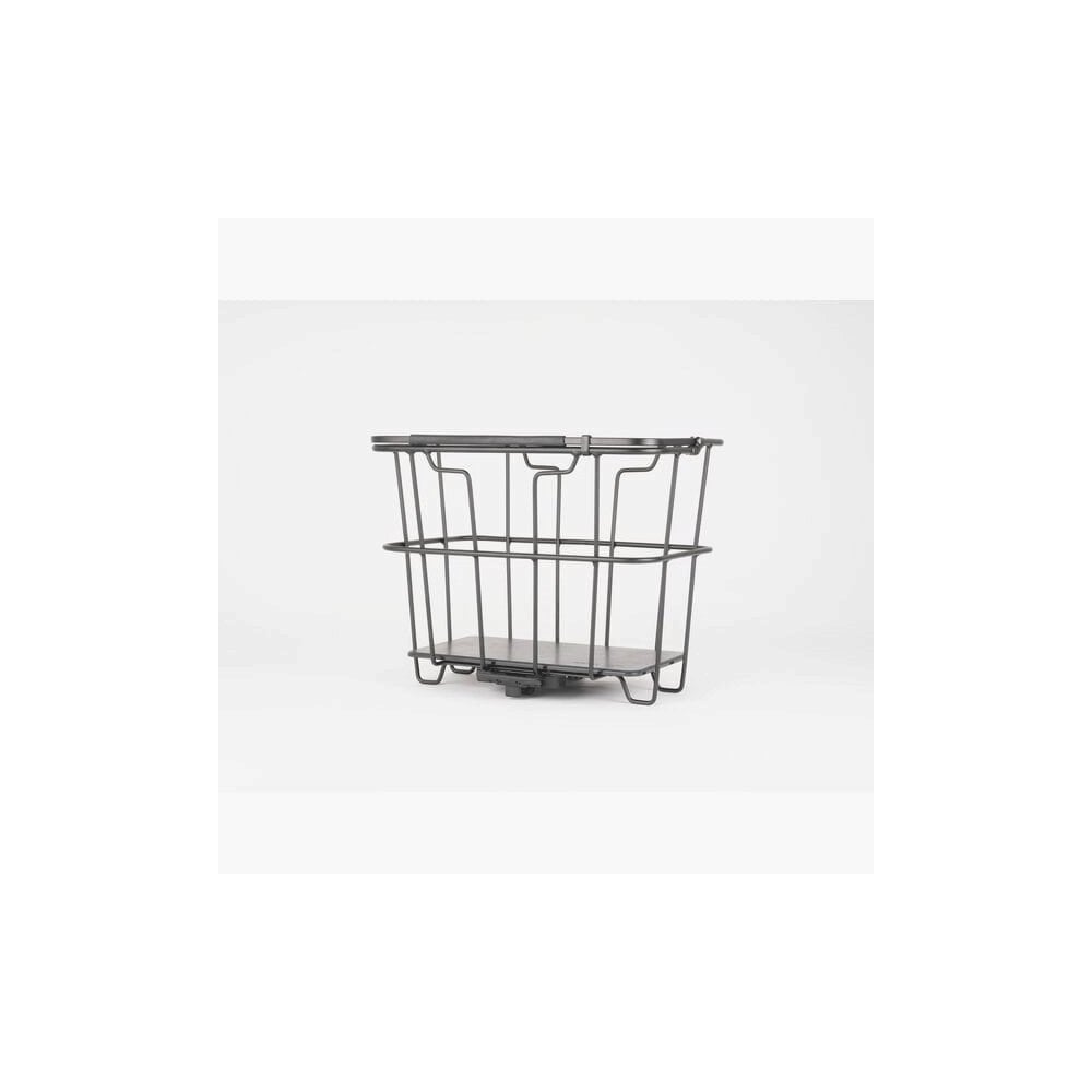 AtranVelo Grocery AVS bike basket with removable 40-liter bag mounted on a bike rack, designed for cycling accessories.
