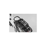AtranVelo NEWRACK UNI AVS bike rack attachment interface in black, designed for secure mounting on bike racks 90-135mm wide.