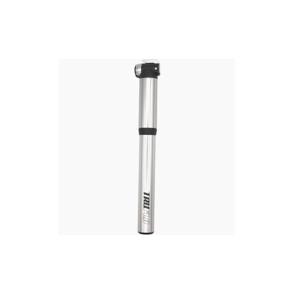 Truflo Air Flow High Pressure CNC Mini Pump with flexible head for Presta and Schrader valves, compact bike pump accessory
