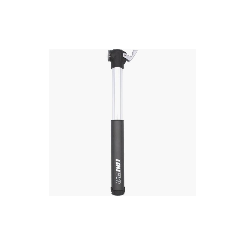 Truflo Air Switch Pocket Mini Pump for bike tires, high volume and pressure, compact cycling accessory with easy hand grip
