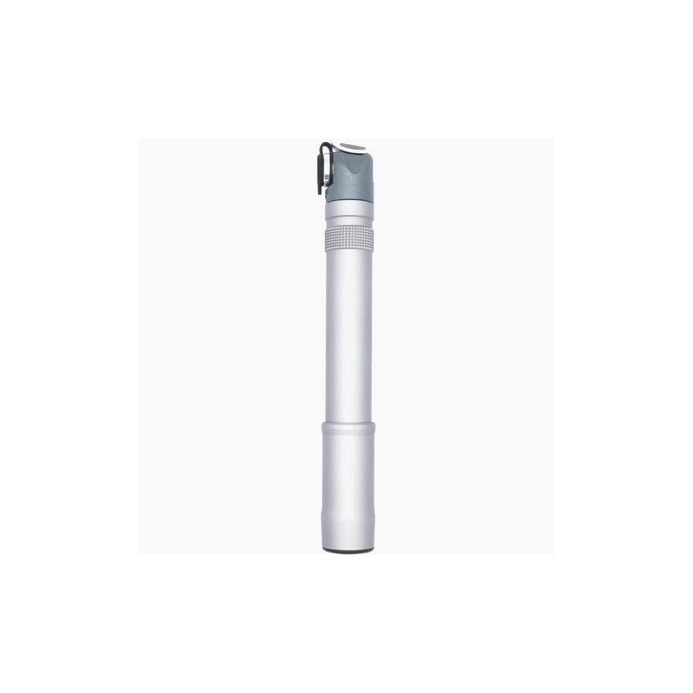 Truflo Air Switch Turbo CNC mini pump accessory with Prestavalve in grey, designed for high volume and pressure inflation.