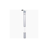 Truflo Air Switch Turbo CNC Mini Pump accessory with Presta valve, high volume and pressure, grey color.