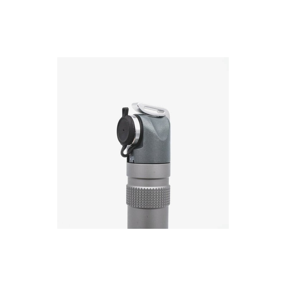 Truflo Air Switch Turbo CNC mini pump accessory with Presta valve, high volume and pressure, grey color, compact design.