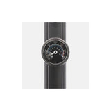 Truflo Micro II mini bike pump with dial gauge and dual head for Presta and Schrader valves, compact cycling accessory