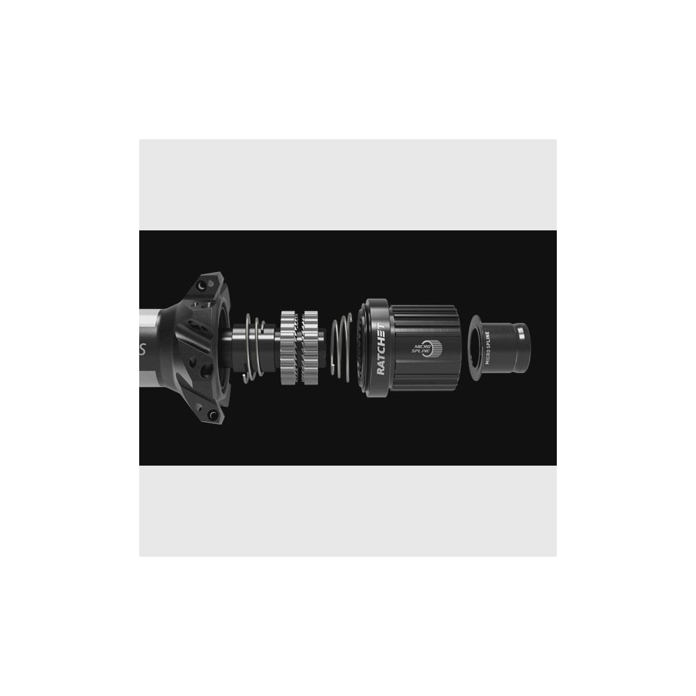 Dt Swiss 350 Classic Rear Disc Centre-Lock 142 X 12 Mm Micro Spline 28 Hole Black Rear Hub