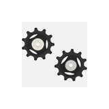 Shimano 105 RD-R7100 rear derailleur tension and guide pulley set for bike component replacement.