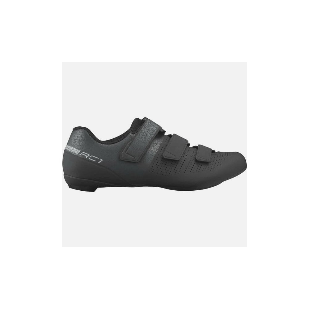 Shimano RC1W women's road cycling shoes with reflective safety features and breathable uppers for comfortable riding.