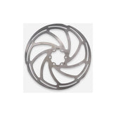Aztec stainless steel 6-bolt fixed disc brake rotor, 2mm thickness, for bicycle components, visible with mounting holes and rotor surface.