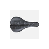 PRO MSN 1.3 Enduro saddle with carbon reinforced base and drainage port, designed for endurance mountain biking components.