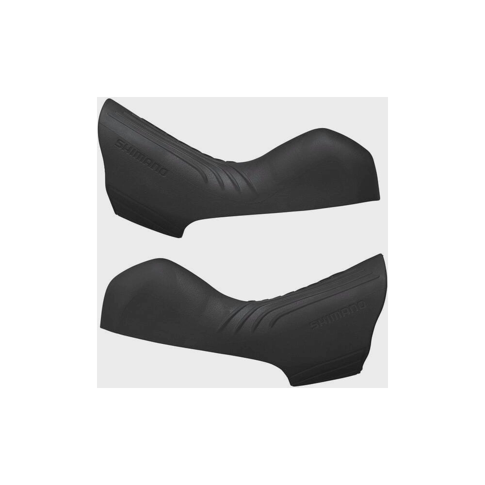 Pair of Shimano GRX ST-RX820 shifter bracket covers, genuine replacement parts for Shimano GRX bike shifters.
