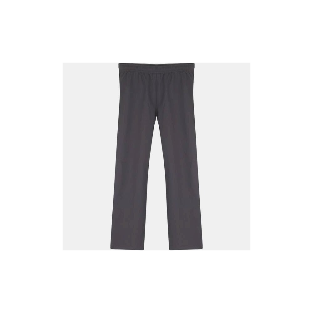 Unisex waterproof reflective overtrousers by HUMP, adjustable fit, shown with waterproof fabric and reflective strips for visibility.