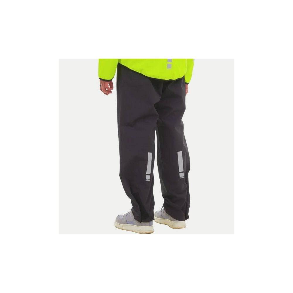 HUMP HUMP waterproof reflective unisex overtrousers with adjustable fit, shown in a natural outdoor setting.