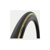 Vittoria Pista Oro black and tan folding tubeless-ready track tyre with G2.0 tread for 23-28" wheels, suitable for cycling components