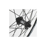 Black M Part Wheels gravel front wheel with 700c DT 370 hub and DT 540 rim, featuring tubeless-ready (TLR) design.