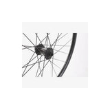Black M Part Wheels gravel front wheel with DT 370 hub, 650B size, 100x12mm thru-axle, TLR G 540 rim for off-road cycling.