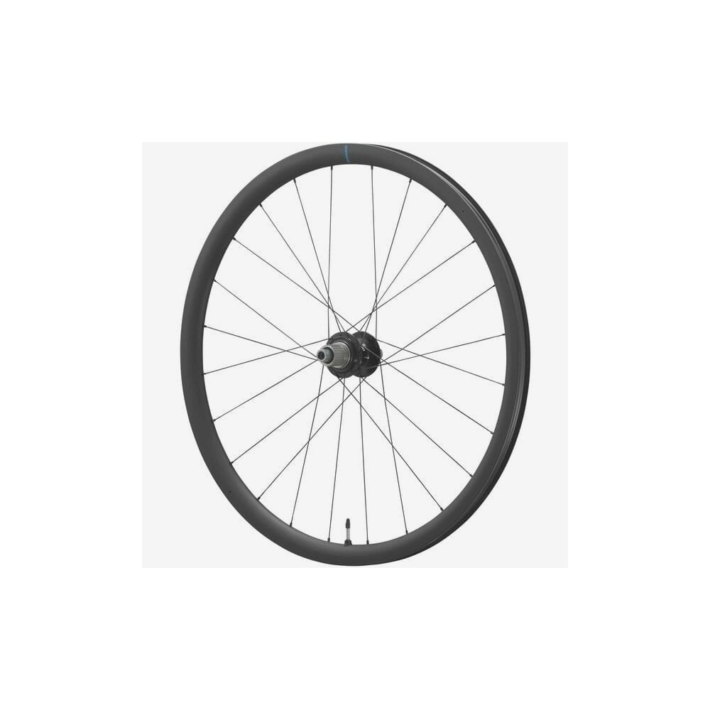 Shimano GRX WH-RX880 700C rear wheel with 12-speed Micro Spline hub and center lock disc brake, cycling component for gravel bikes.