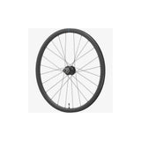 Shimano GRX WH-RX880 700C rear gravel bike wheel with 12-speed 12x142mm center lock disc brake, designed for gravel riding.