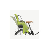 Thule RideAlong 2 rear child bike seat for kids aged 9 months to 6 years, adjustable and secure for family cycling.