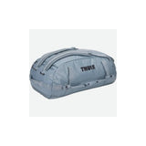 Thule Chasm Duffel Bag with convertible backpack straps and durable wheels, versatile travel accessories in black.