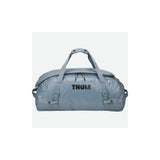 Thule Chasm Duffel Bag with convertible backpack straps and durable wheels, designed for versatile travel and outdoor use.