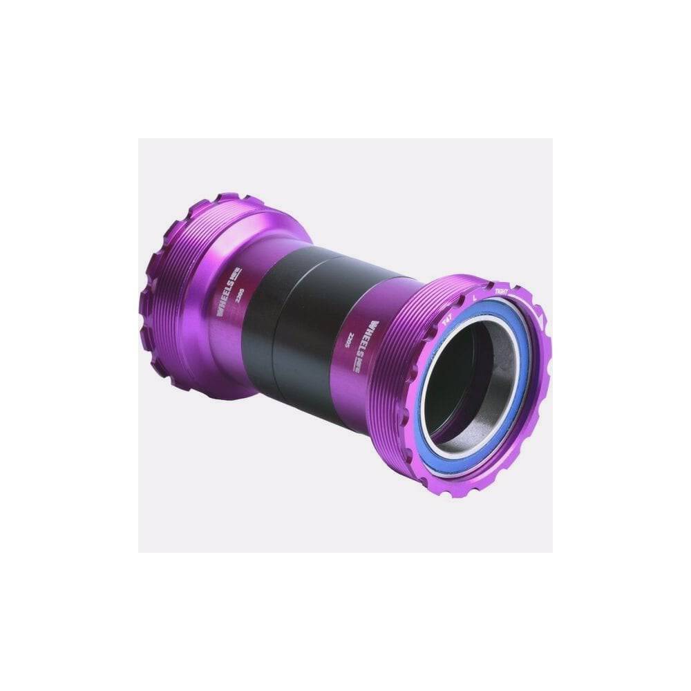 Wheels Manufacturing T47 inboard angular contact bearings bottom bracket for 30mm cranksets, high-quality bicycle components.