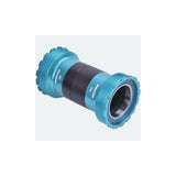 Wheels Manufacturing T47 inboard angular contact bearings bottom bracket for 30mm cranksets, showing bearings and bottom bracket shell.