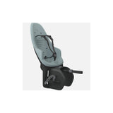 Thule Yepp 2 Maxi child bike seat with HD rack mount and click-in system, designed for secure, comfortable riding for kids.