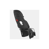 Thule Yepp Nexxt 2 Maxi child seat frame mount with suspension and safety buckle, designed for bike accessories.