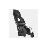 Thule Yepp Nexxt 2 Maxi child bike seat frame mount with suspension and safety buckle for secure riding.