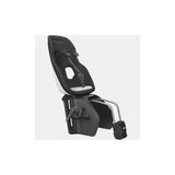 Thule Yepp Nexxt 2 Maxi child bike seat frame mount with suspension and safety buckle, designed for secure riding.