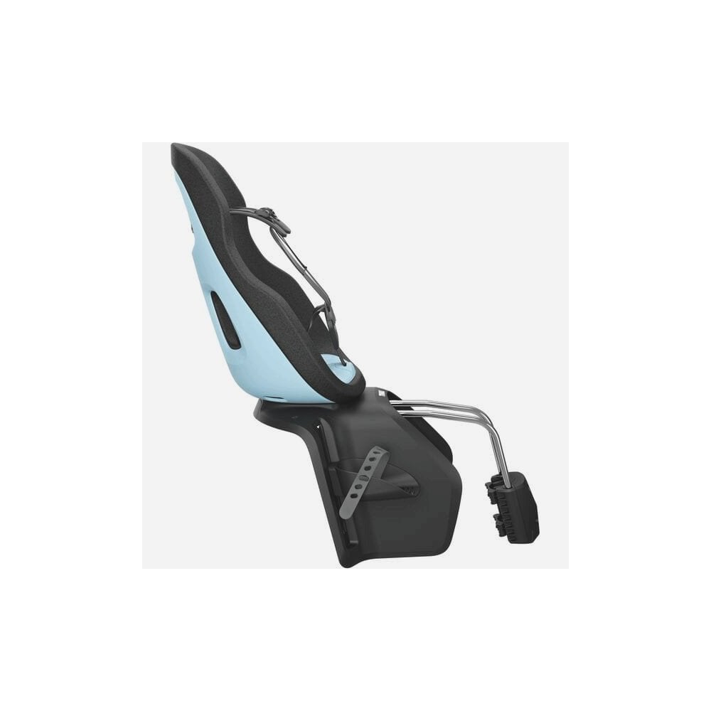 Thule Yepp Nexxt 2 Maxi child bike seat frame mount with suspension and safety buckle, designed for secure cycling with kids