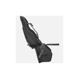 Thule Yepp Nexxt 2 Maxi rack mount child bike seat with safety straps and padded seat for kids, designed for secure riding.