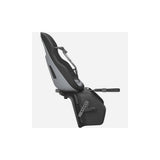 Thule Yepp Nexxt 2 Maxi rack mount child bike seat for kids, showing the secure mounting system and comfortable design.