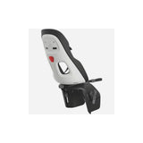 Thule Yepp Nexxt 2 Maxi rack mount child bike seat with padded safety harness and ergonomic design for kids.