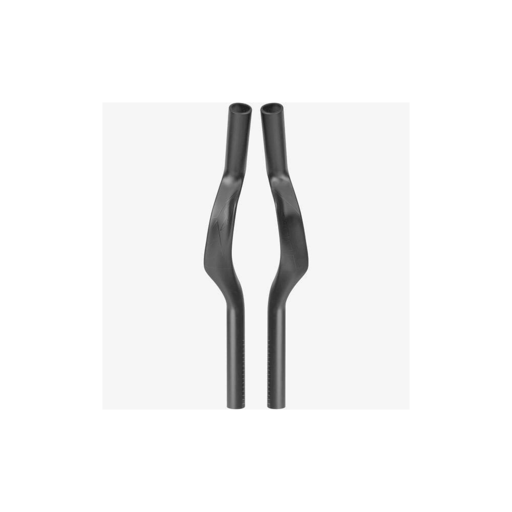 Profile Design ASC Carbon Aerobar Extensions with 52° grip angle for aerodynamic handlebar setup, lightweight carbon components.