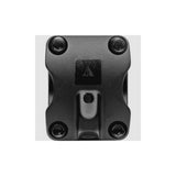 Profile Design TT/Tri stem with 17.5° angle, 80mm length, hydration system, and cable routing for aerodynamic bike components.