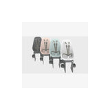 Urban Iki U-ME rear child seat mounted on a bike frame, designed for bike and e-bike rides, featuring safety straps and durable construction.